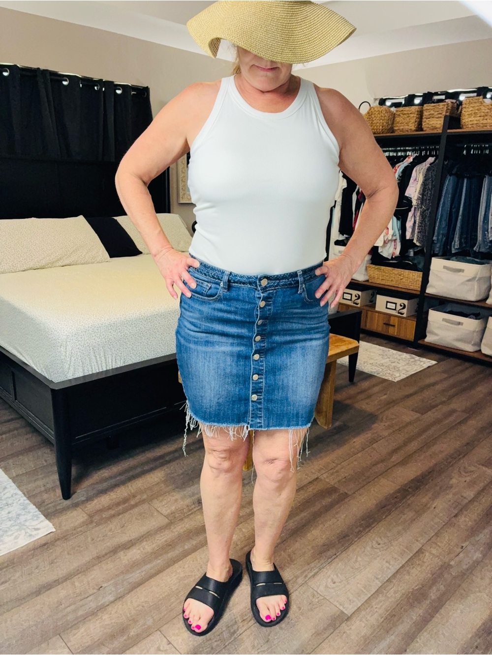 Maurices Classic Blue Denim Mini Skirt - Casual Women's Skirt Size 12